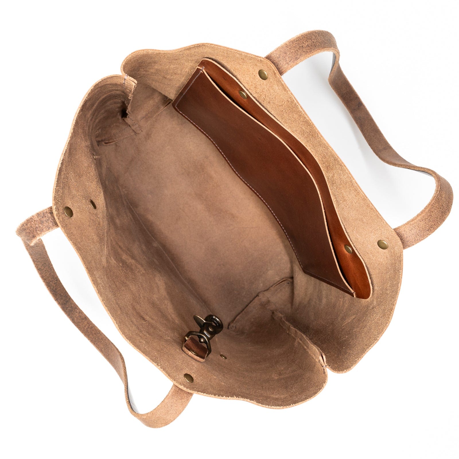 Leather Weekender Tote - Natural Popov Leather®