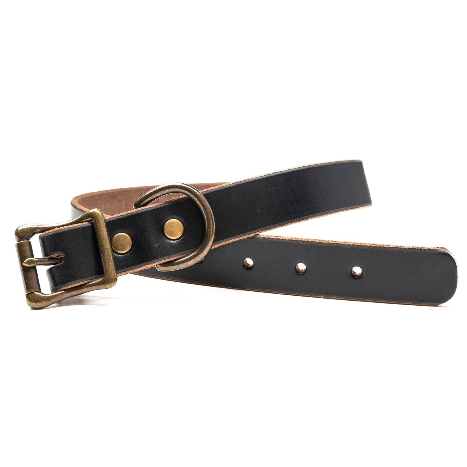 Matching Dog Collar & Leash Bundle - Black Popov Leather®
