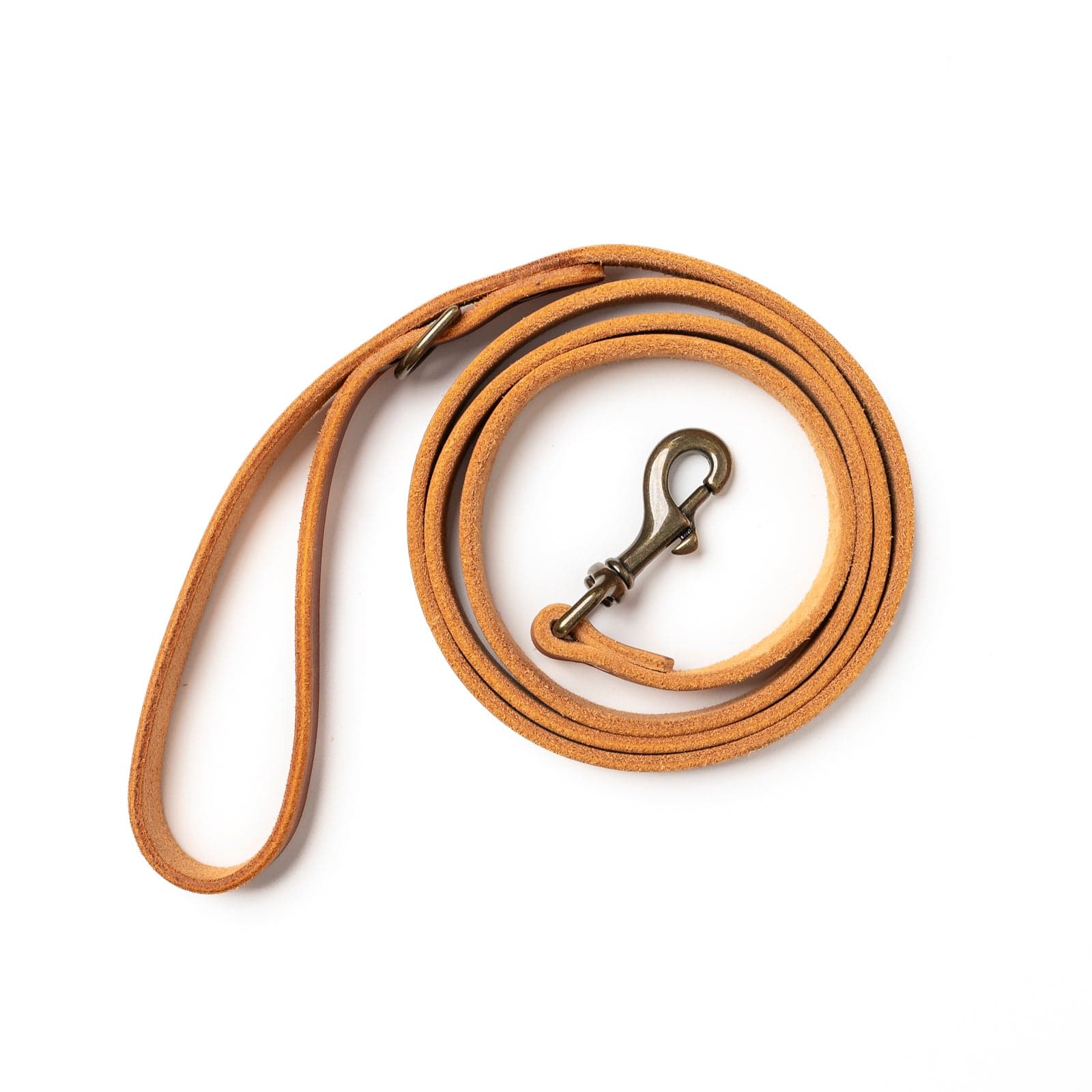 Matching Dog Collar & Leash Bundle - English Tan Popov Leather®