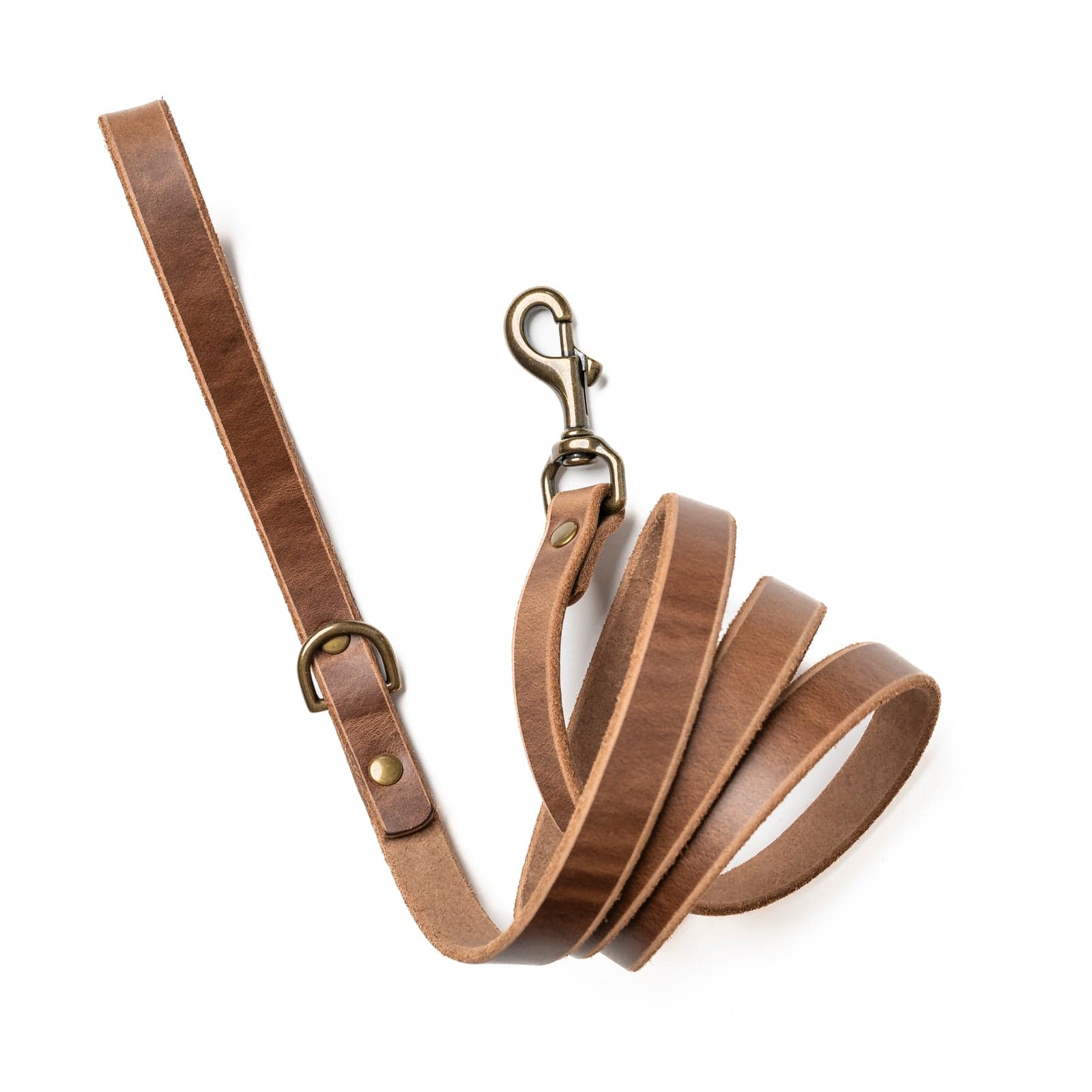 Matching Dog Collar & Leash Bundle - Natural Popov Leather®