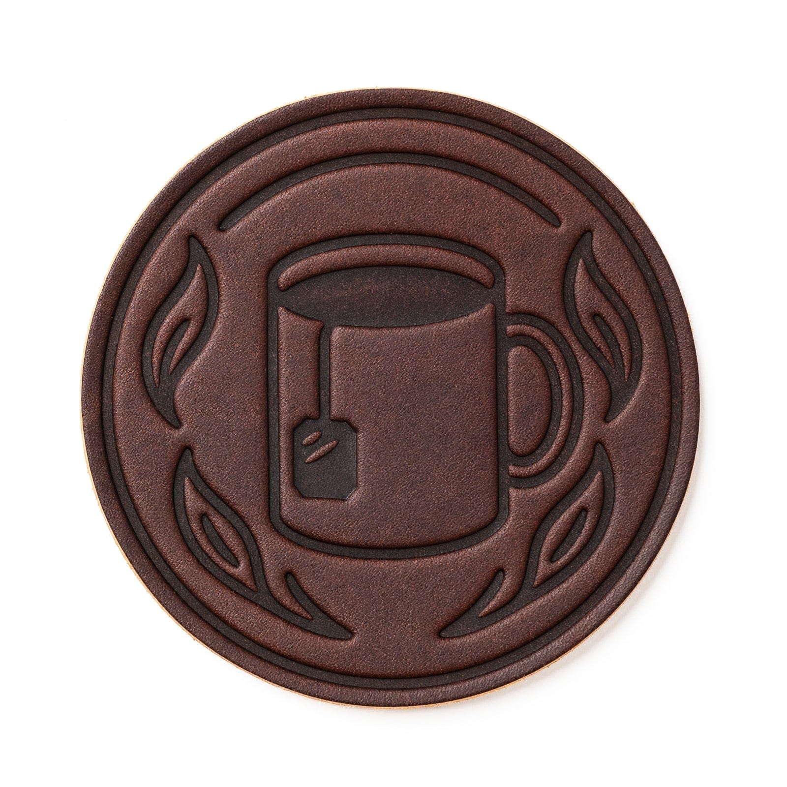 Tea Coasters - Heritage Brown - 4 Pack Popov Leather