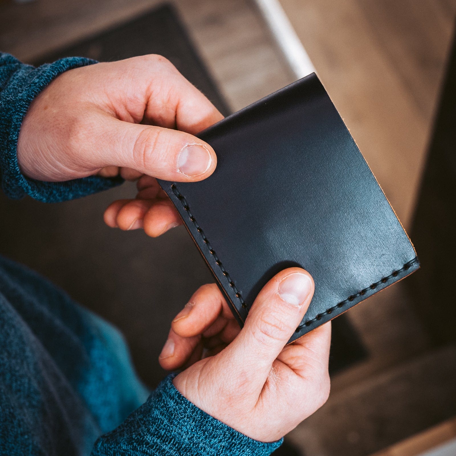 Traditional Bifold Leather Wallet Popov Leather®