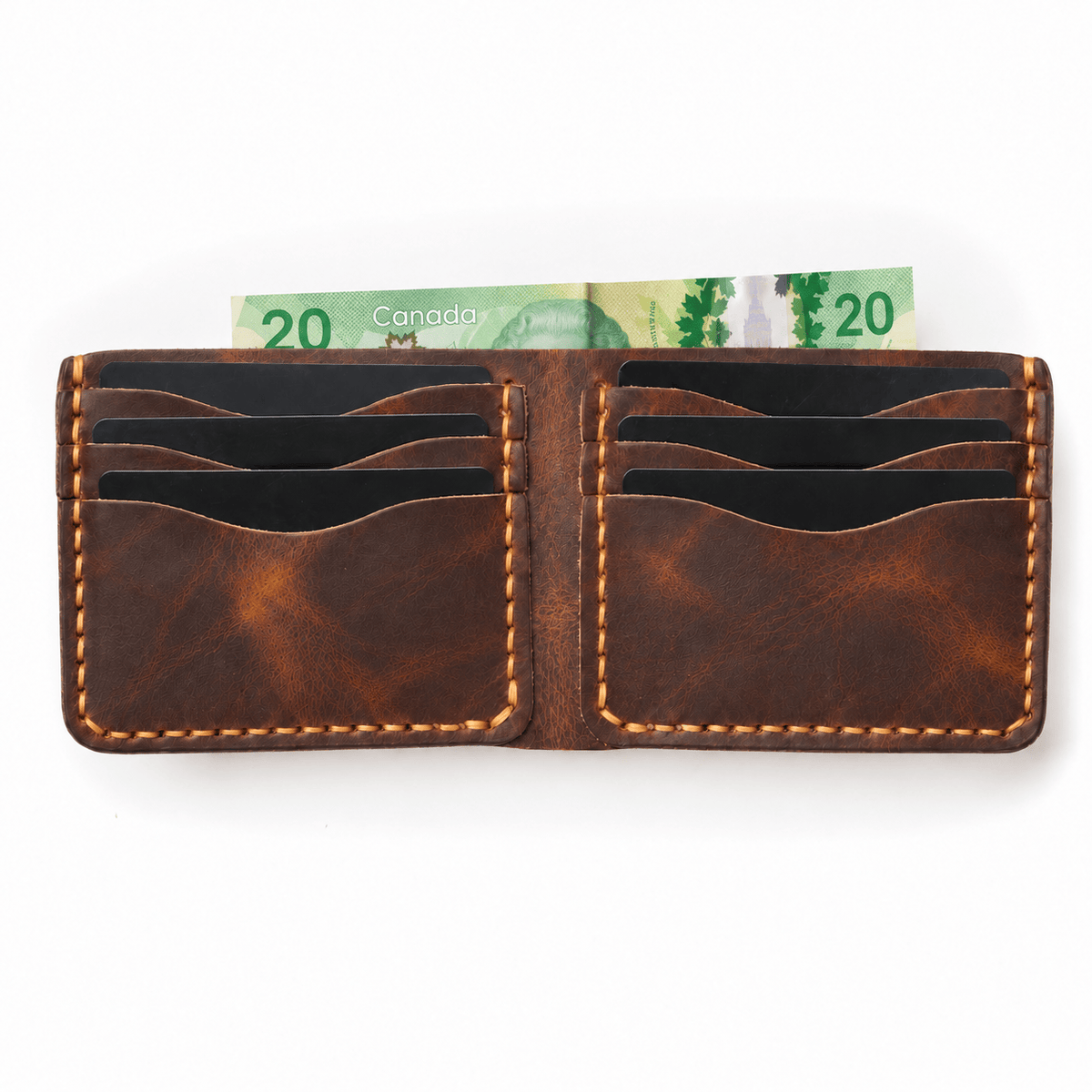 Traditional Bifold Leather Wallet Popov Leather®