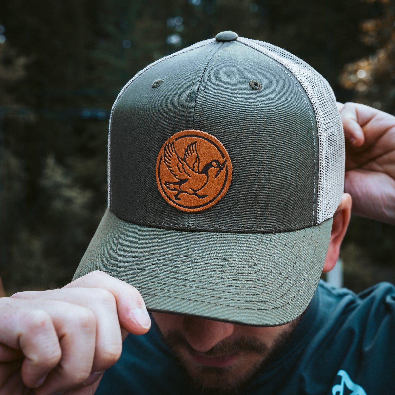 Trucker Hat - Canadian Goose Popov Leather®