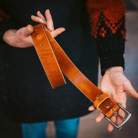How to Identify Whether a Belt is Real Leather | Popov Leather