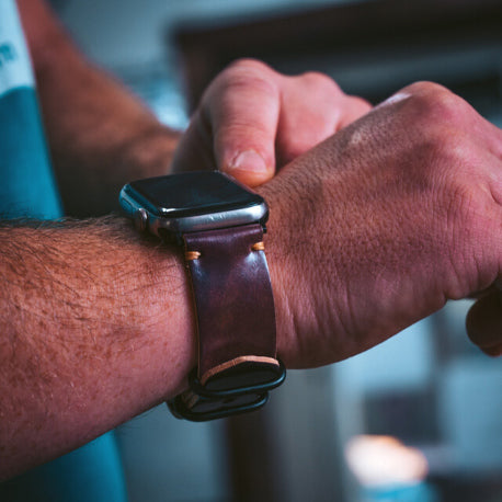 Leather apple watch bracelet Clearance