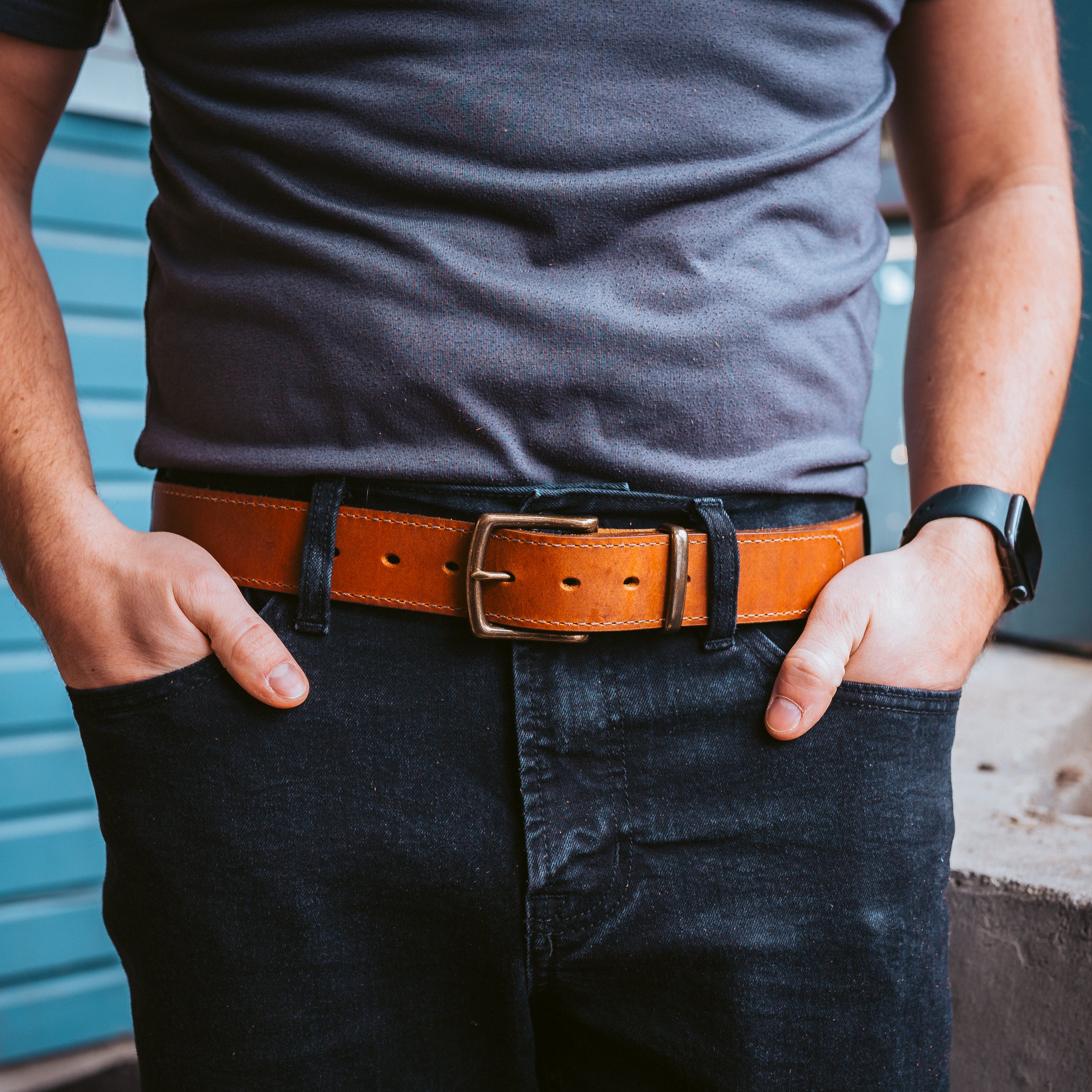 Leather Vanguard Belt - 1.5"