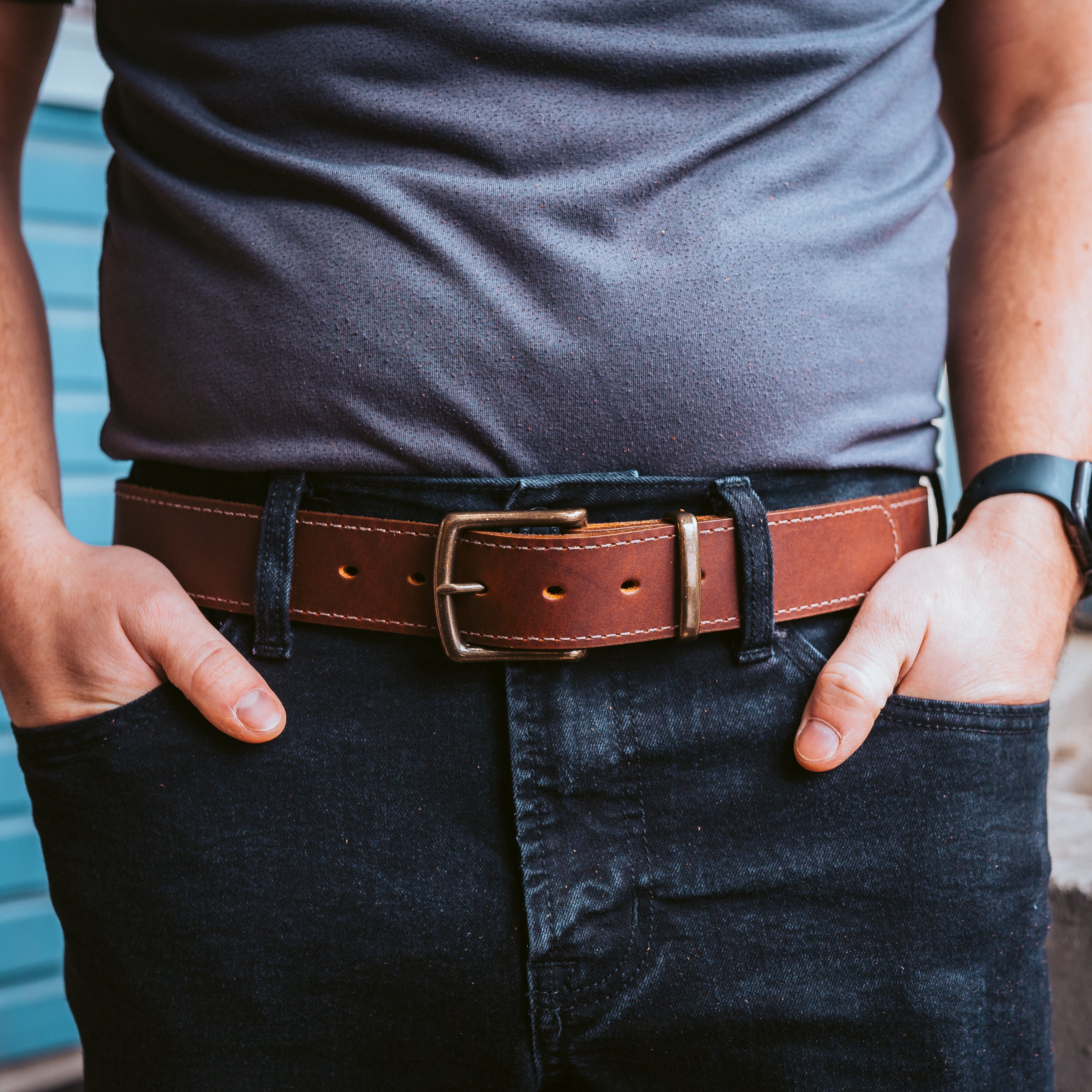 Leather Vanguard Belt - 1.5"