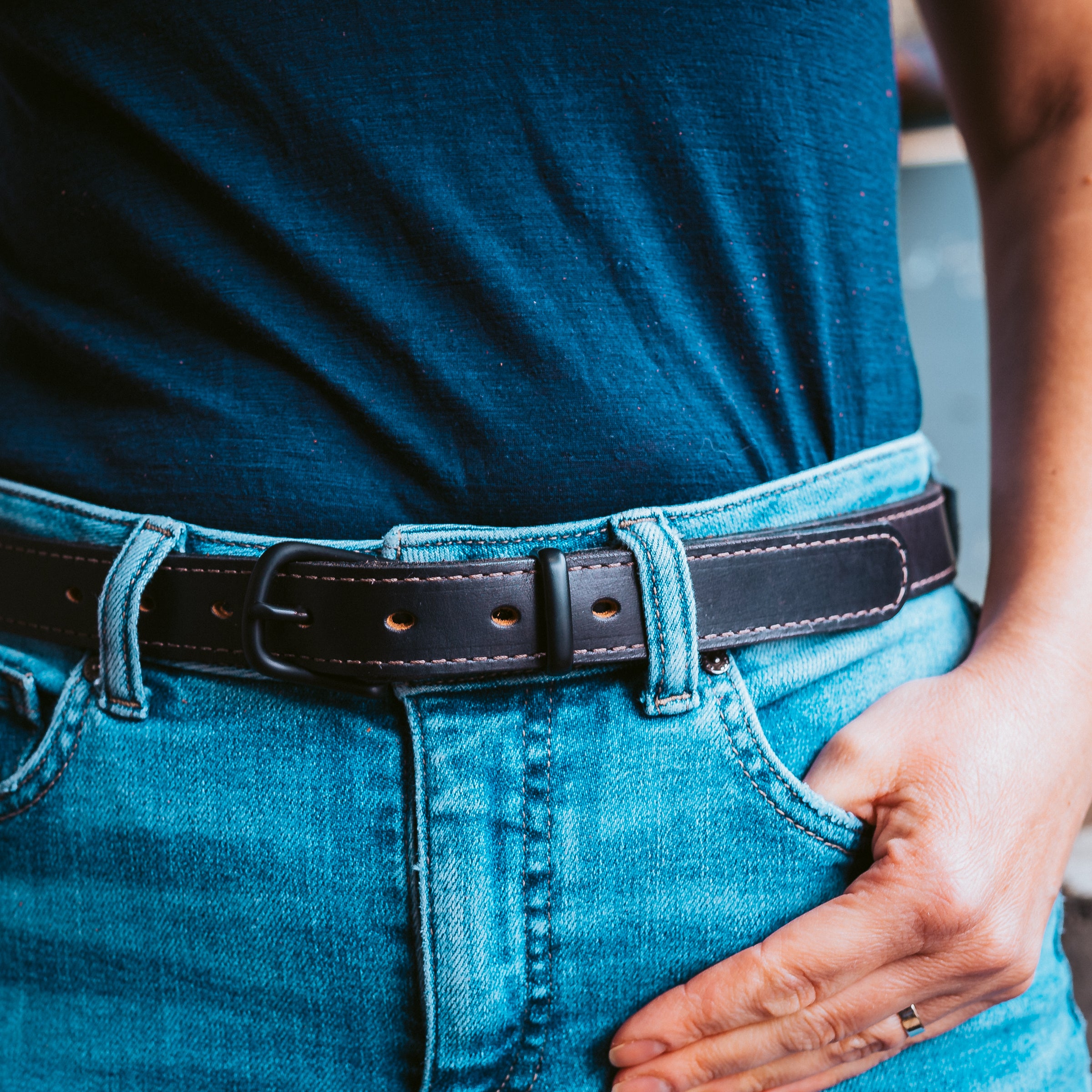 Leather Vanguard Belt - 1"