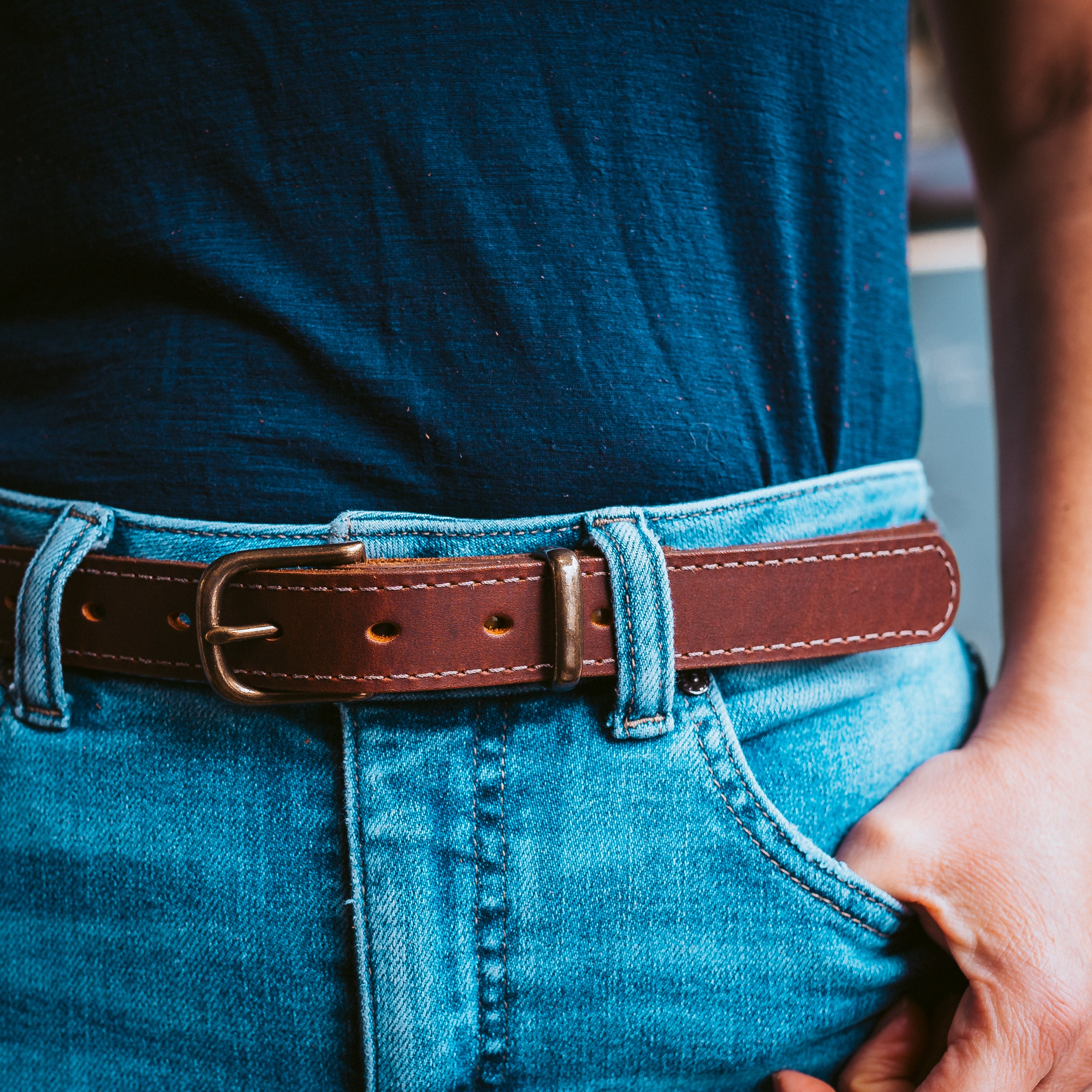 Leather Vanguard Belt - 1"