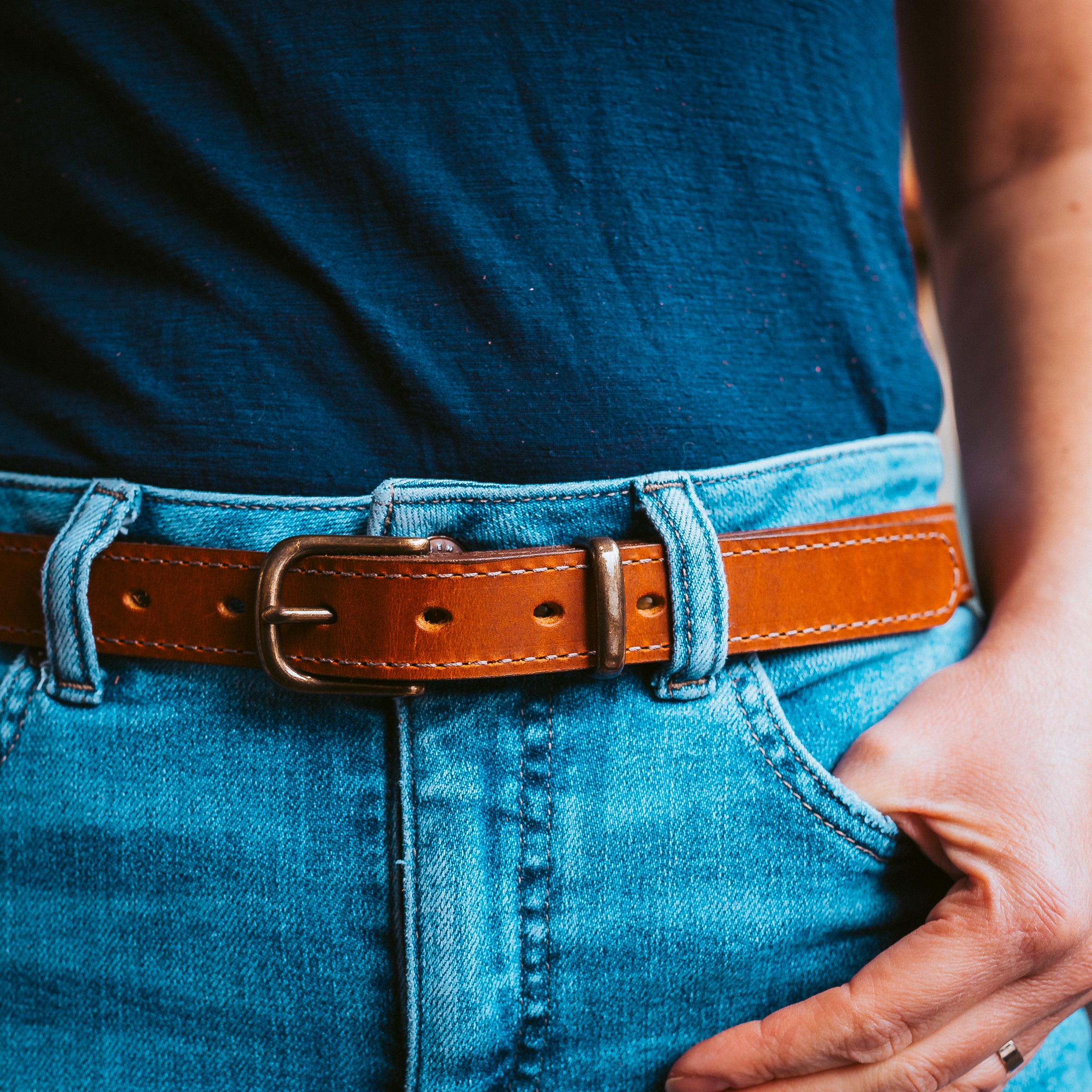 Leather Vanguard Belt - 1"
