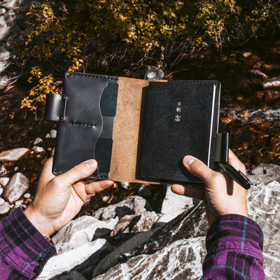 Leather A6 Notebook Cover in Natural: Cover for Distinctive Scribes - Popov  Leather®