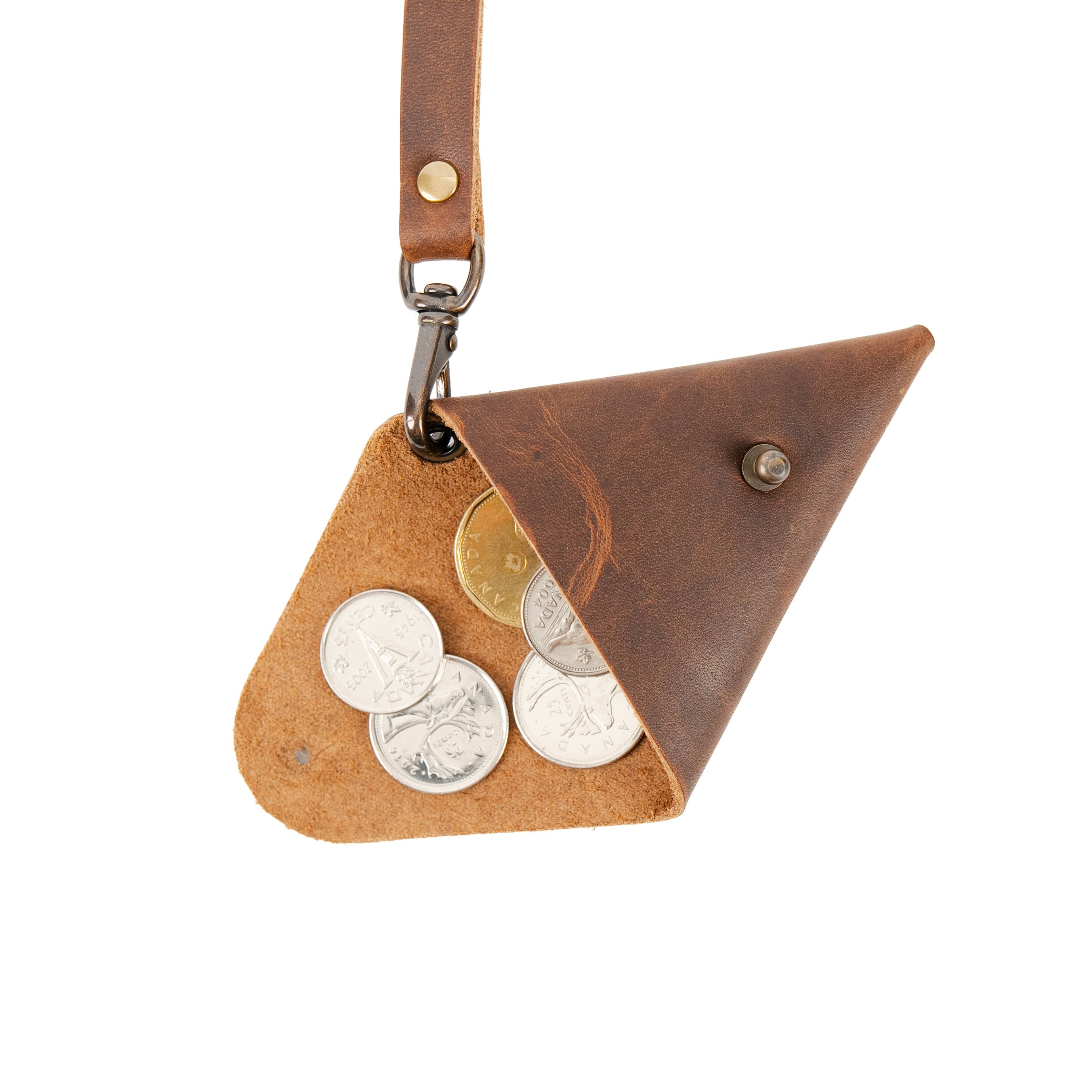Leather Triangle Pouch