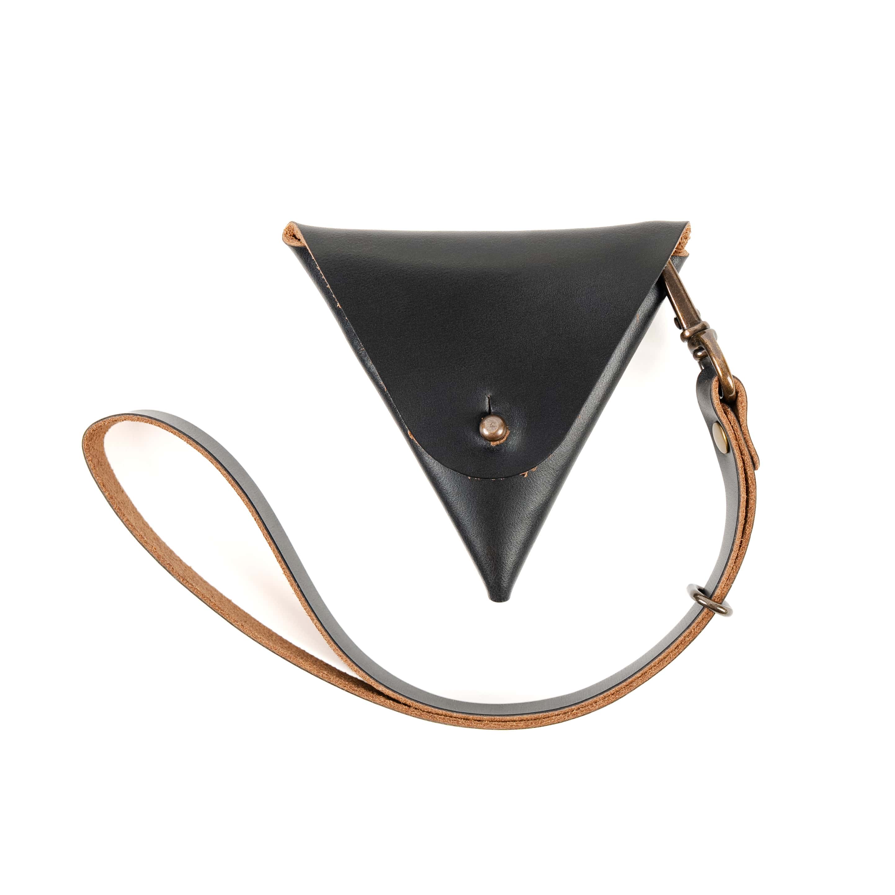 Leather Triangle Pouch