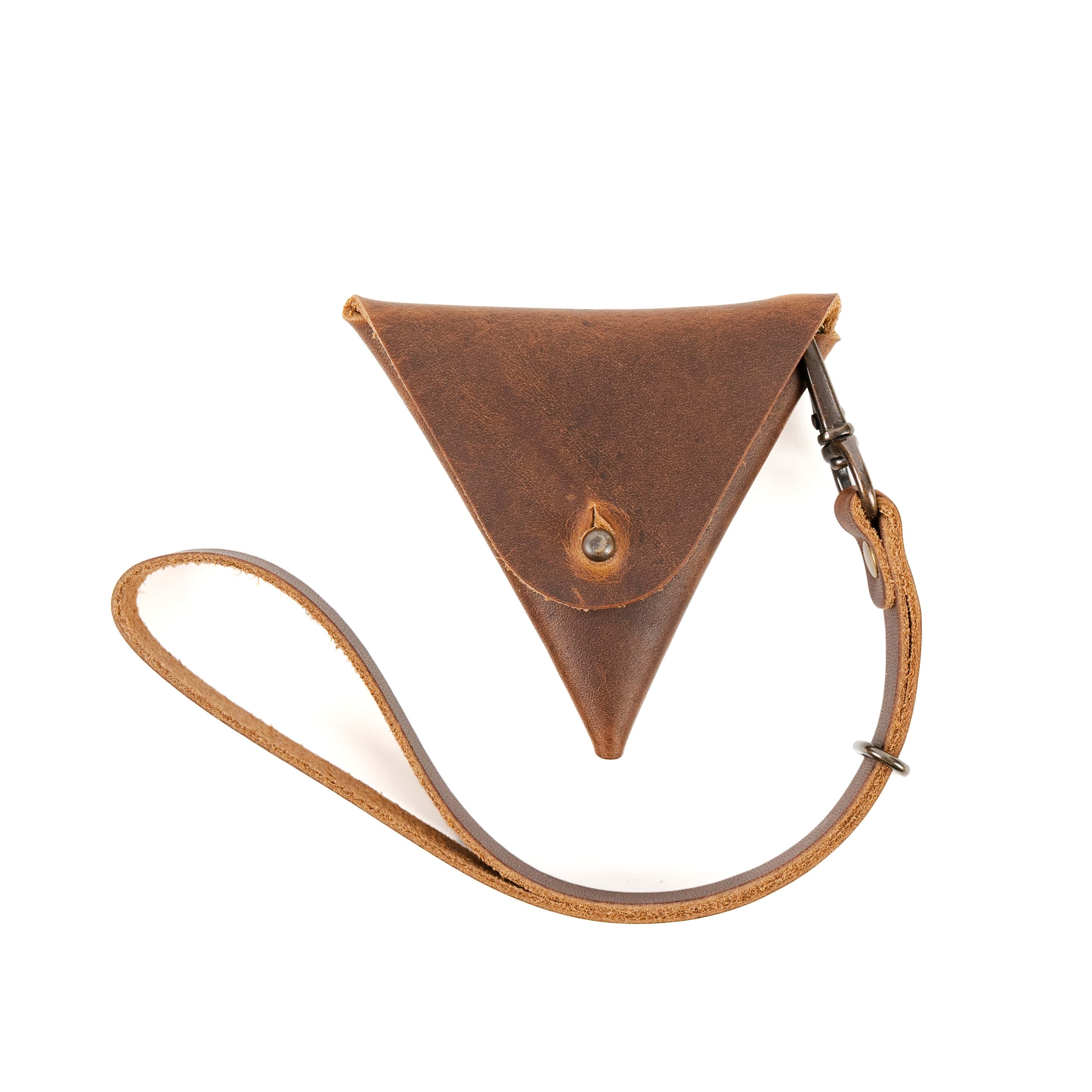 Leather Triangle Pouch