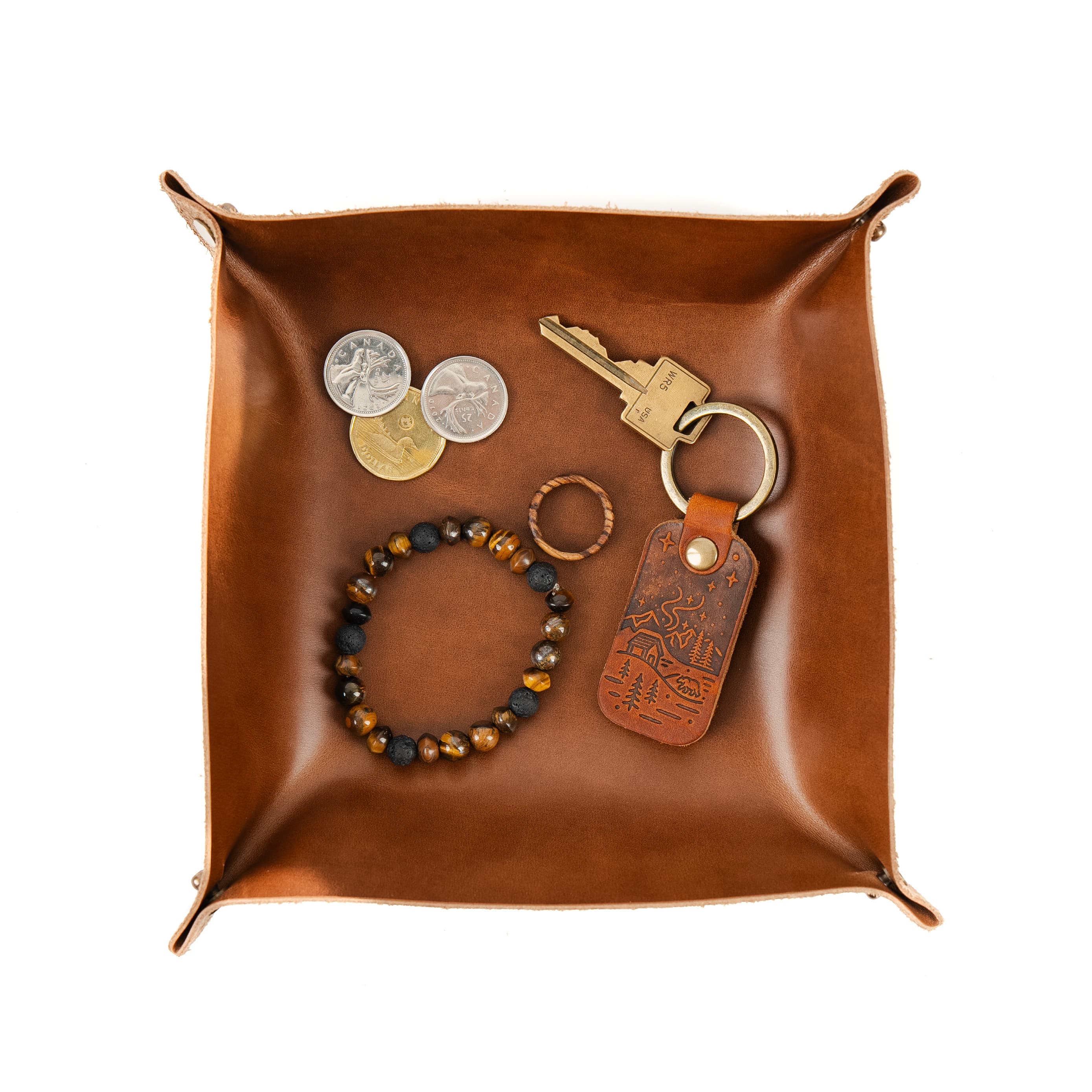 Leather Valet Tray