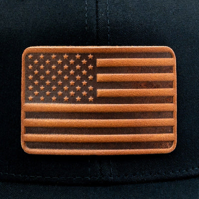 American Flag Hat Popov Leather®