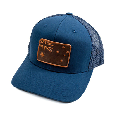 Australian Flag Hat Popov Leather®