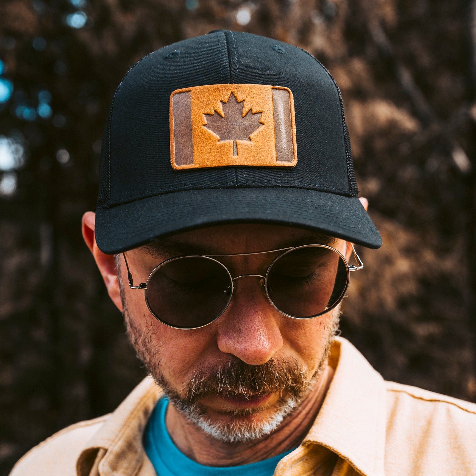 Canadian Flag Hat Popov Leather®