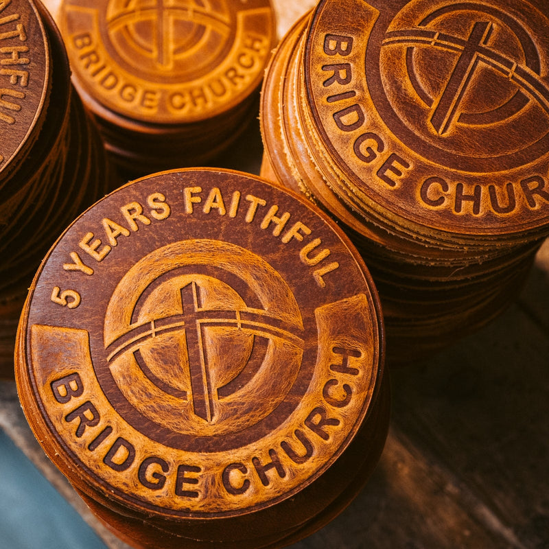 Customized Leather Coasters in Bulk Elevate Your Brand