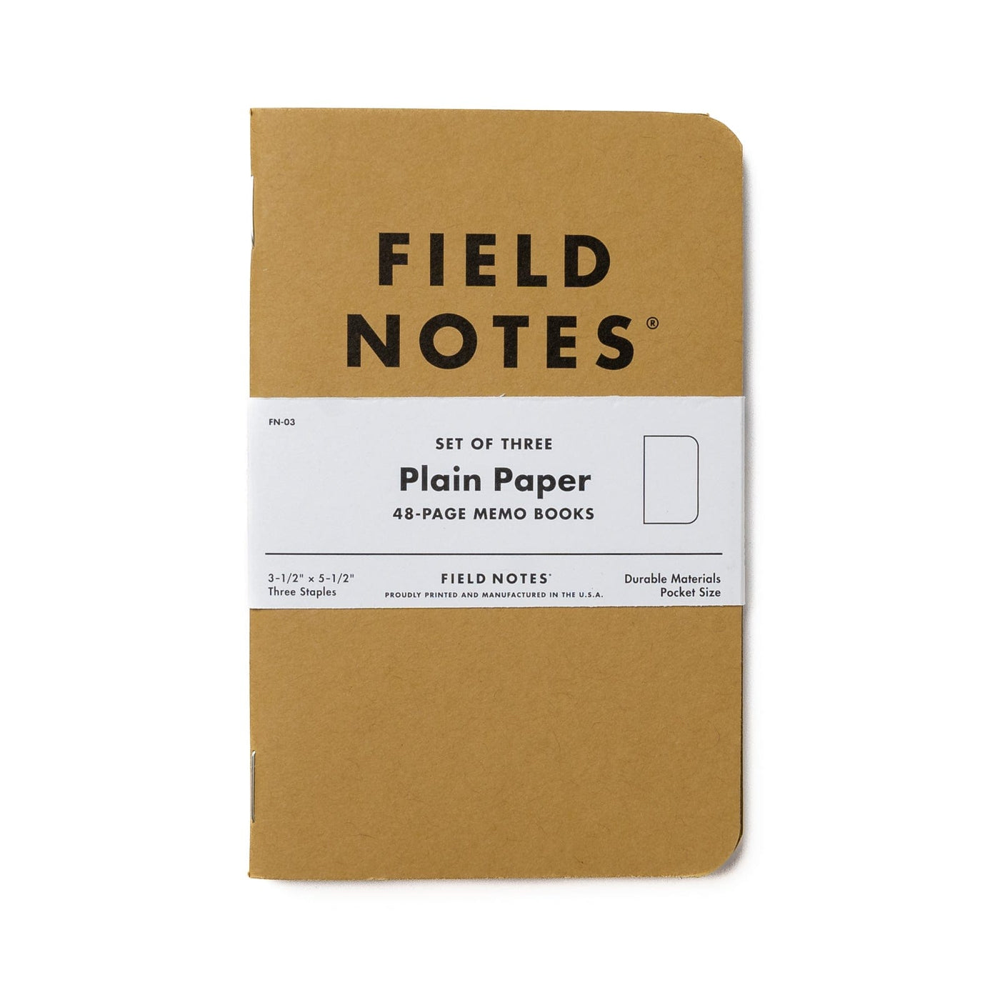 Field Notes Notebooks - Original Kraft Field Notes