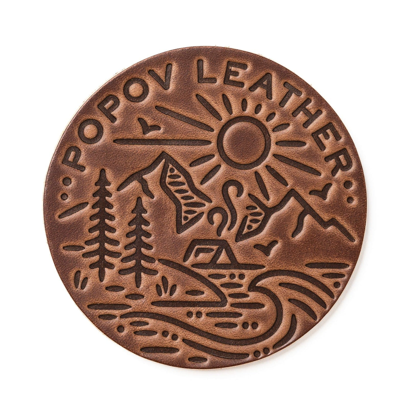 Four Seasons Coasters - Natural - 4 Pack Popov Leather