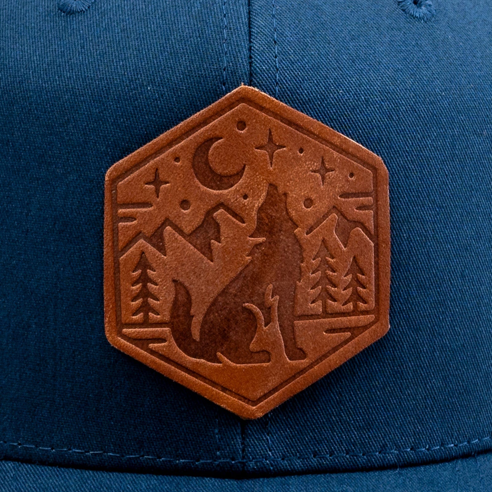 Howling Wolf Hat Popov Leather®