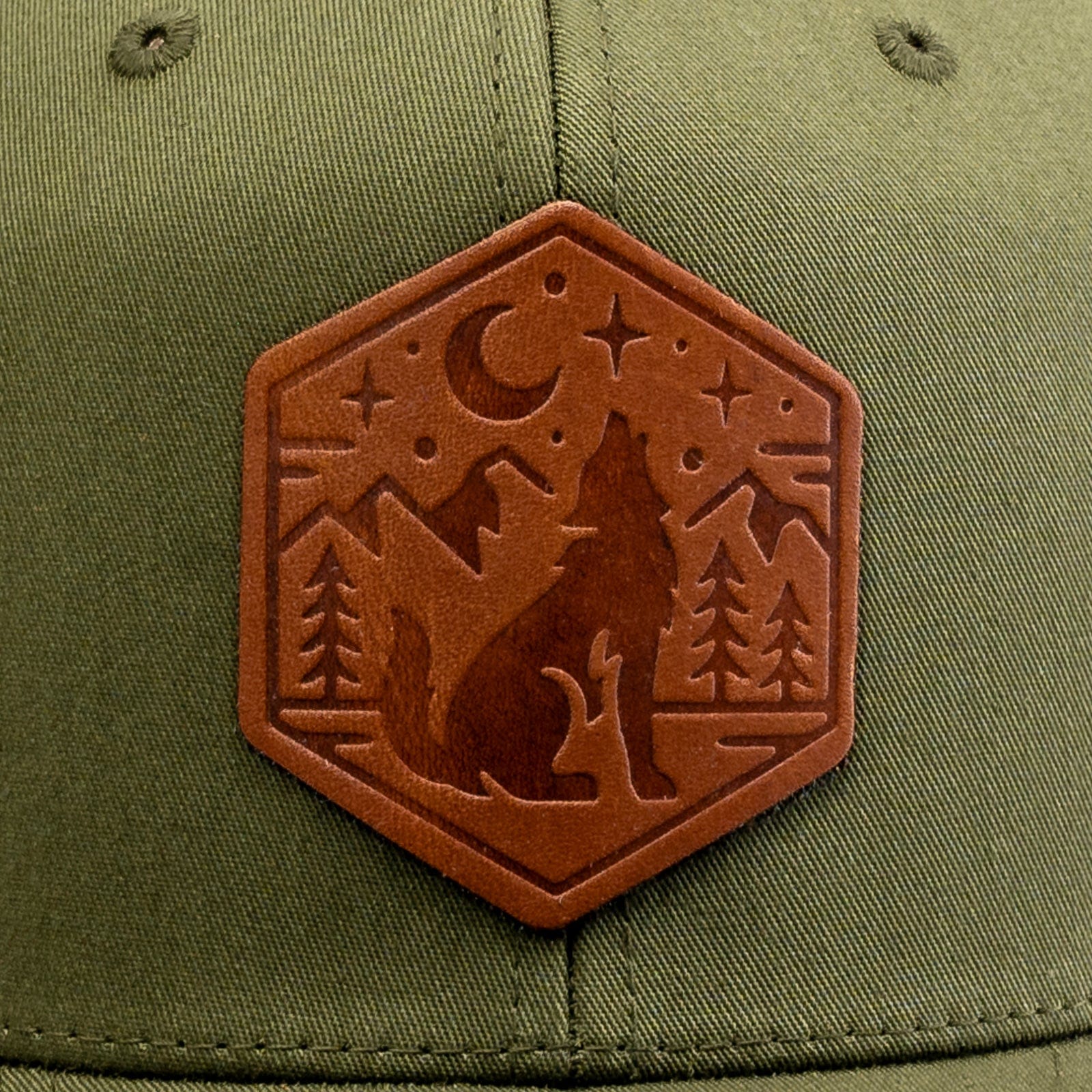 Howling Wolf Hat Popov Leather®