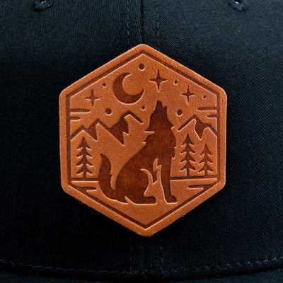 Howling Wolf Hat Popov Leather®