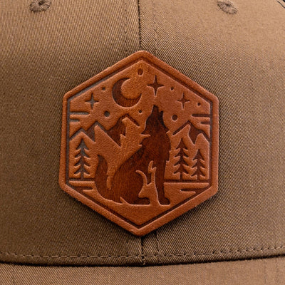 Howling Wolf Hat Popov Leather®