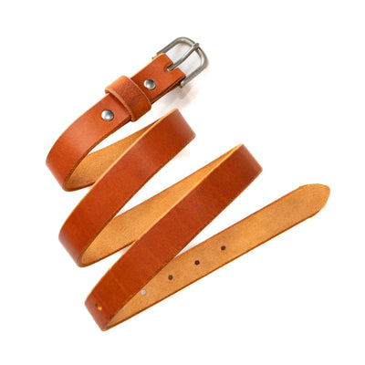 Leather 1" Dress Belt - English Tan Popov Leather®