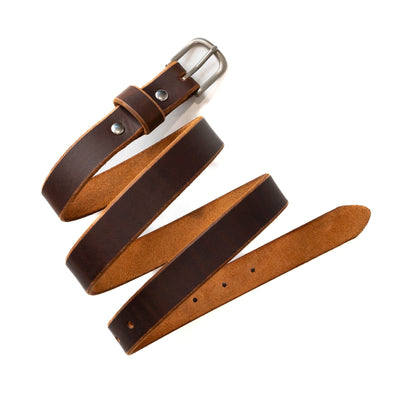 Leather 1" Dress Belt - Heritage Brown Popov Leather®