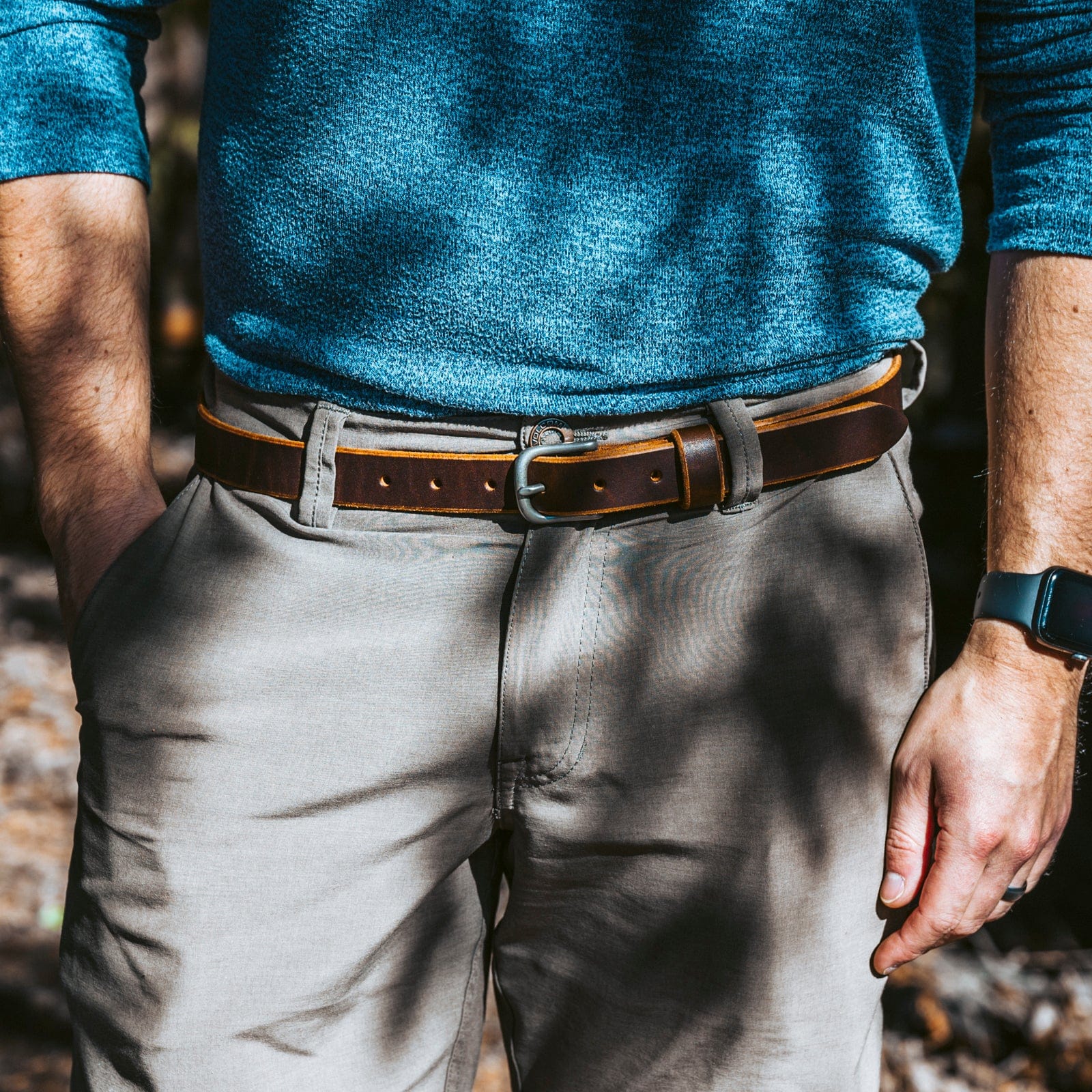 Leather 1" Dress Belt - Heritage Brown Popov Leather®