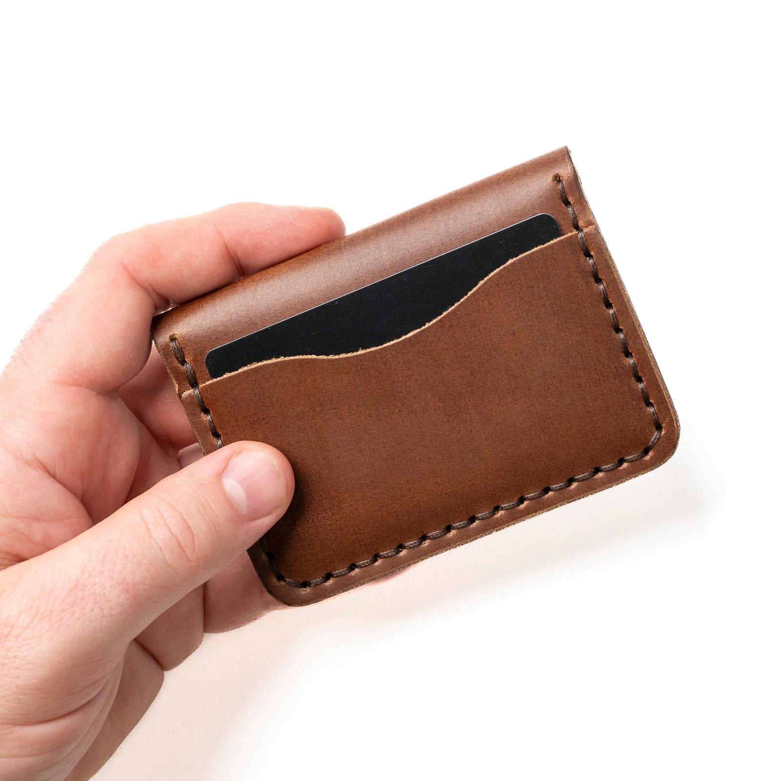 Leather Card Wallet - Full-Grain Leather, Slim Front Pocket Design, Durable and Compact, Holds Cards Securely, Made in Canada - Popov Leather Leather Card Wallet - Full-Grain Leather, Slim Front Pocket Design, Durable and Compact, Holds Cards Securely, Made in Canada - Popov Leather