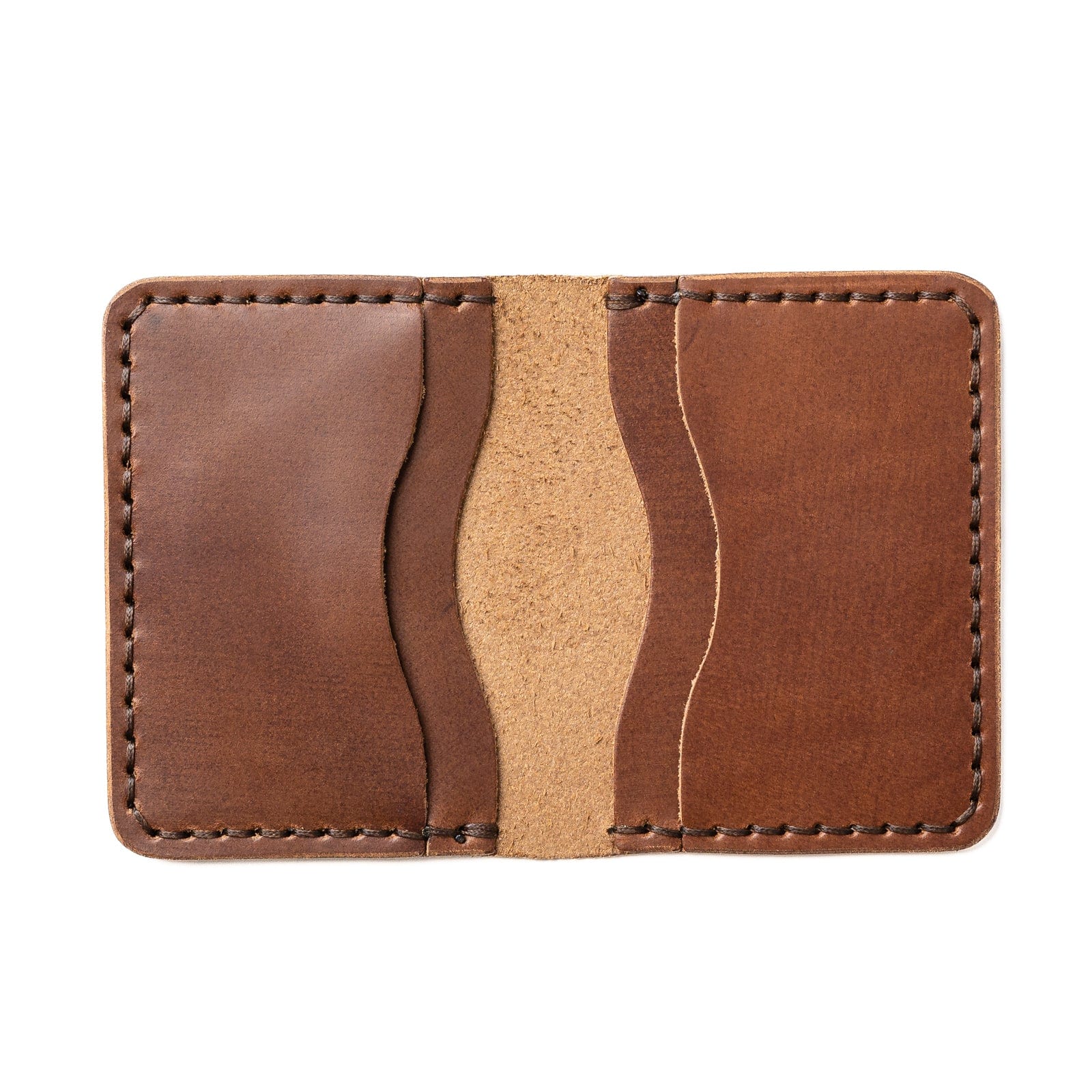 Leather Card Wallet - Full-Grain Leather, Slim Front Pocket Design, Durable and Compact, Holds Cards Securely, Made in Canada
