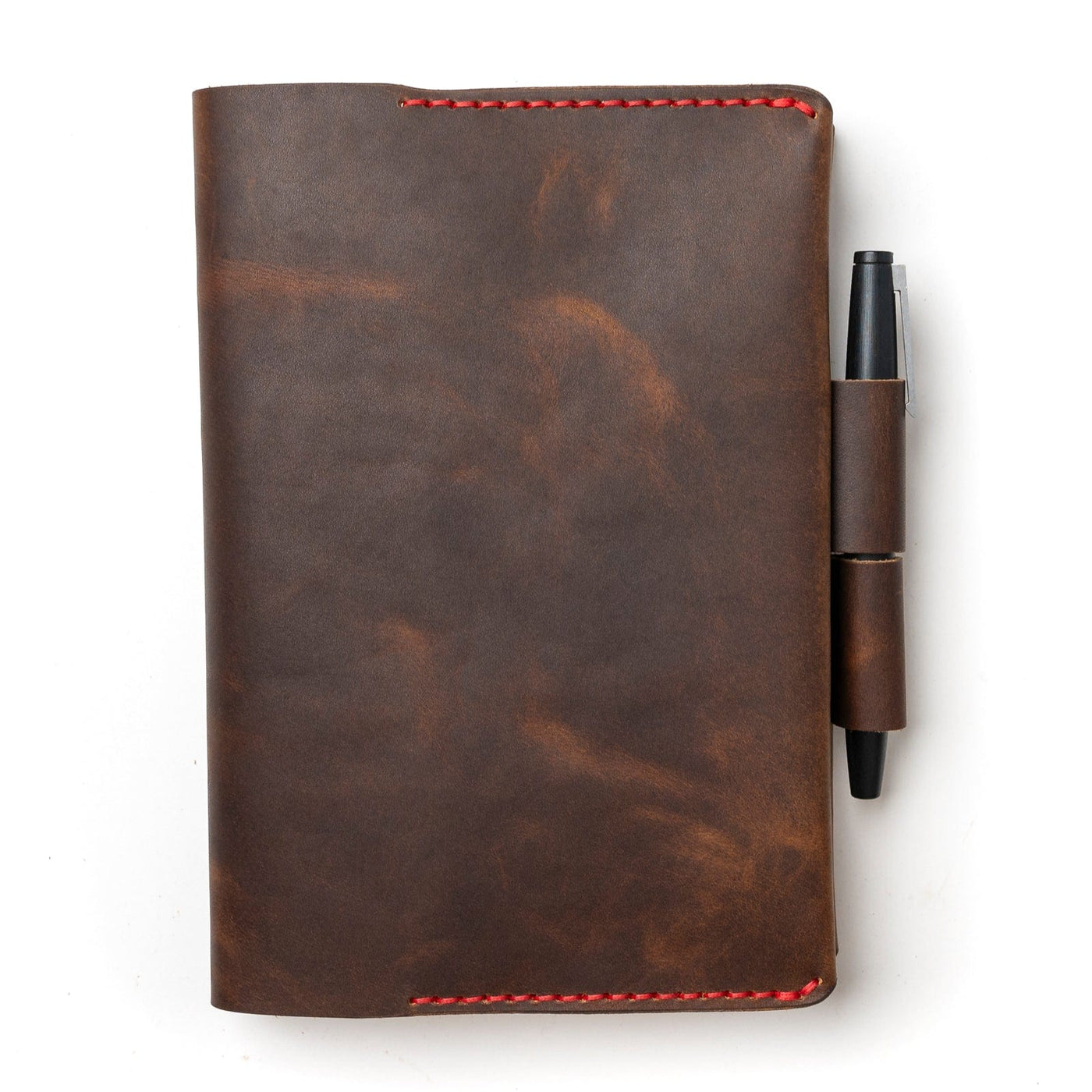 Leather A5 Notebook Cover - Heritage Brown Popov Leather