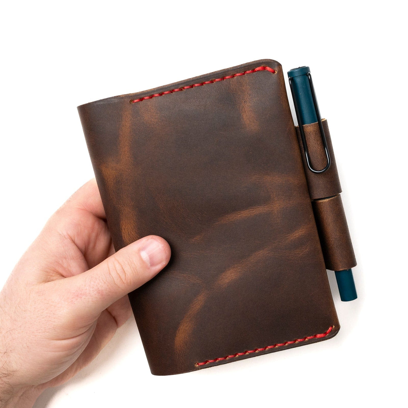 Leather A6 Notebook Cover - Heritage Brown Popov Leather
