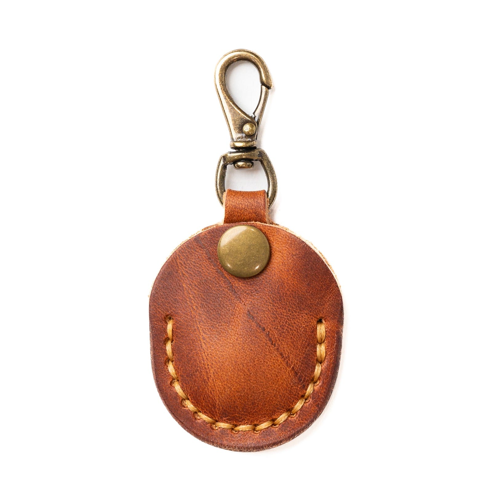 Leather AirTag Case - English Tan Popov Leather