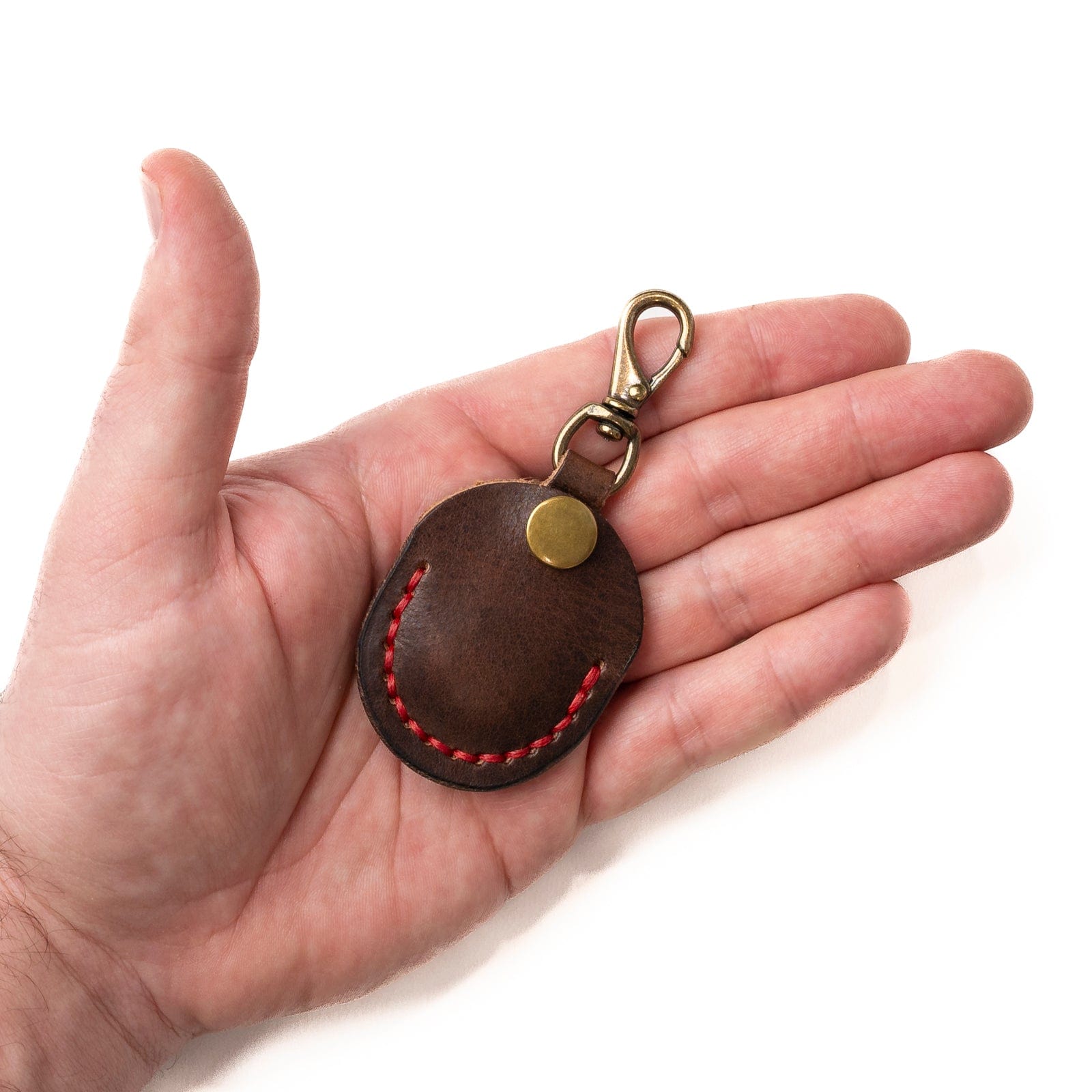 Leather AirTag Case - Heritage Brown Popov Leather