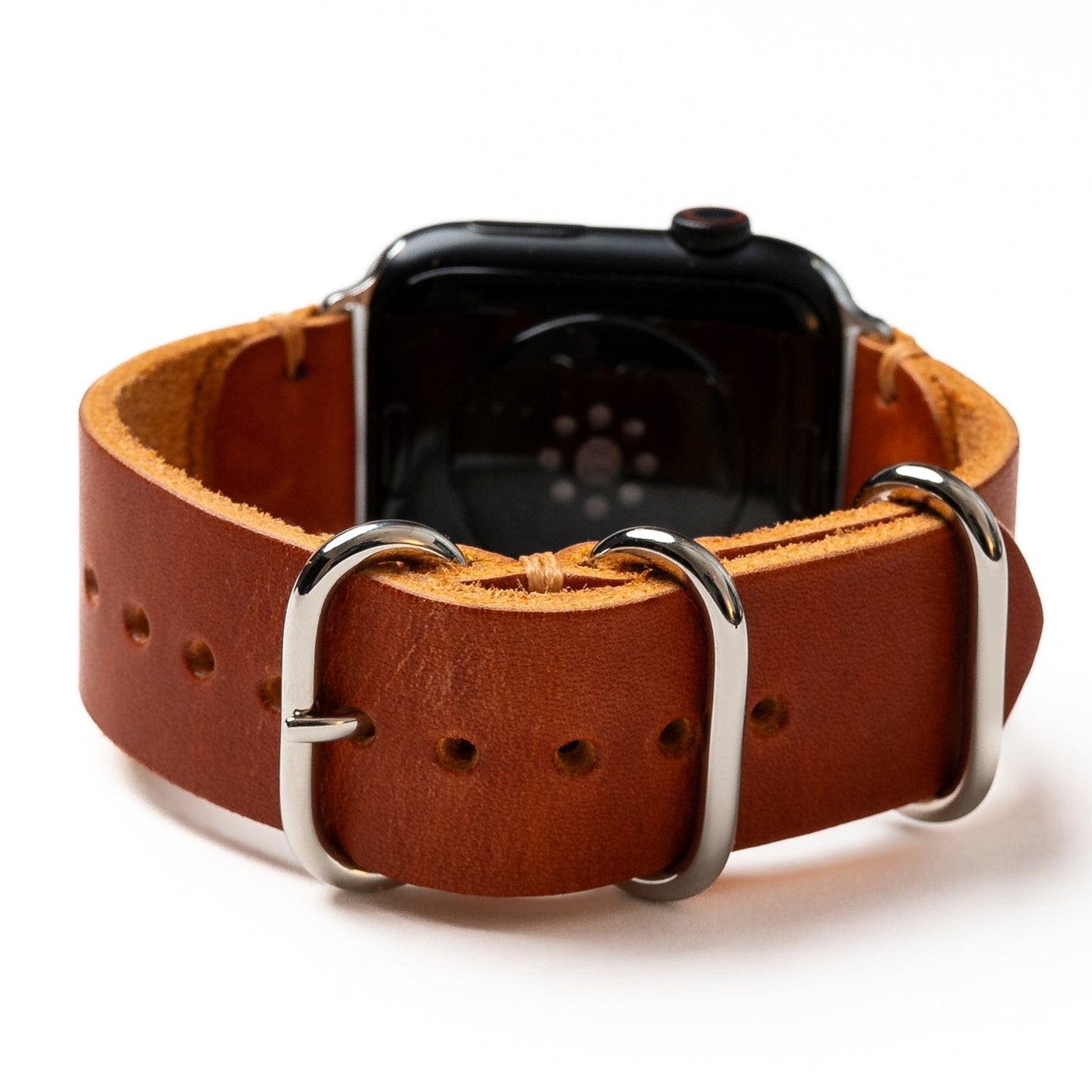 English Tan Apple Watch Band Luxe Leather for a Refined Style