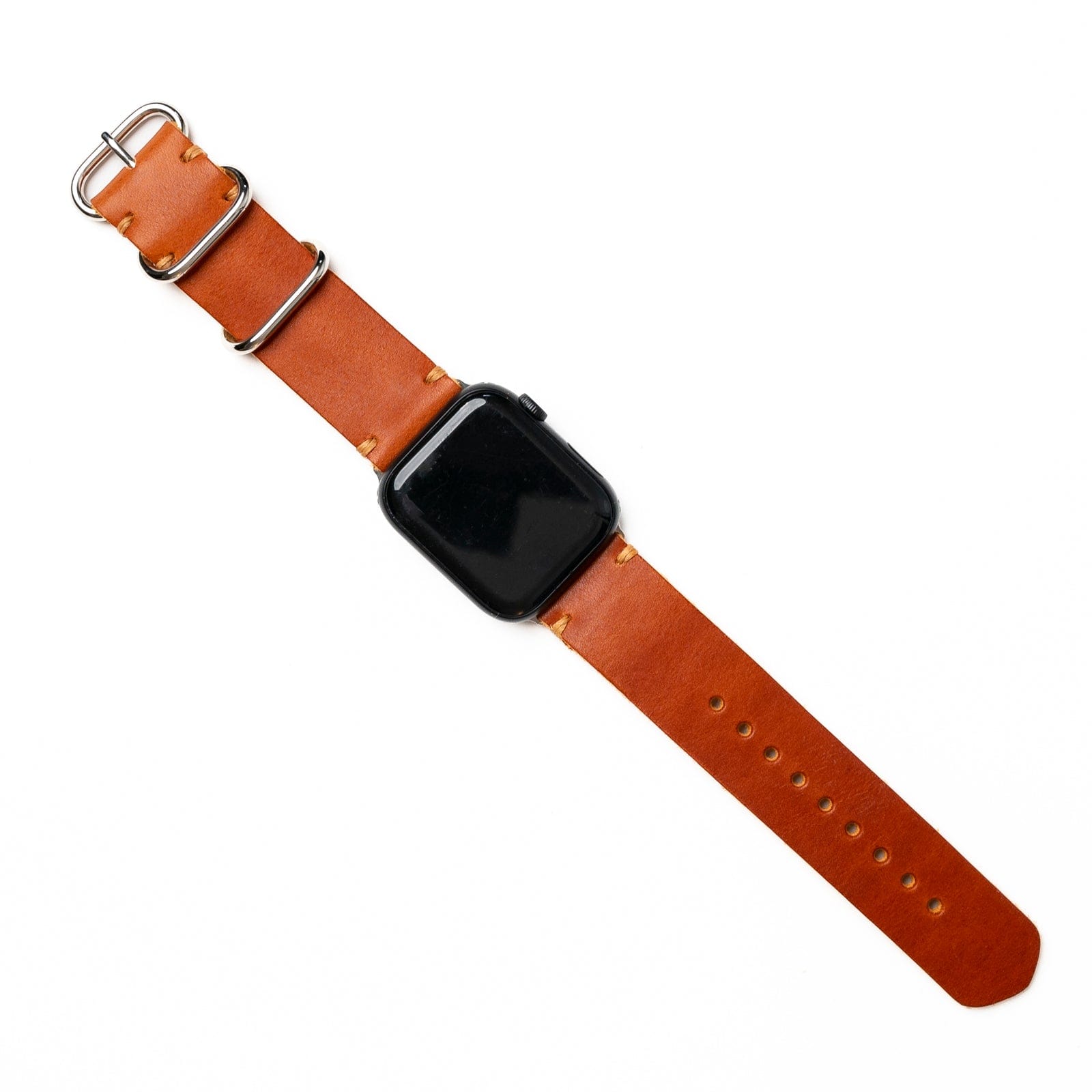 Leather Apple Watch Band - English Tan Popov Leather