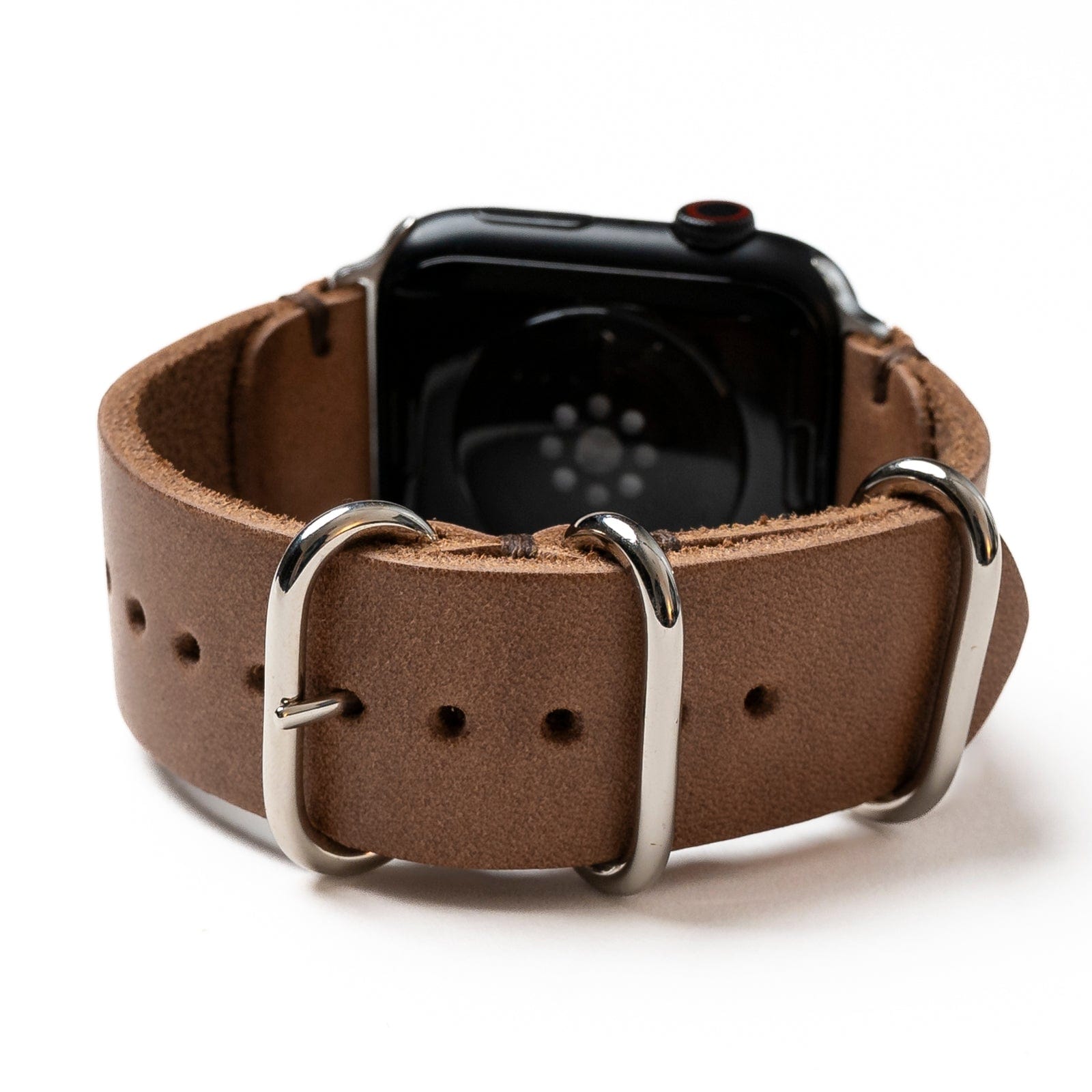 Leather Apple Watch Band - Natural Popov Leather