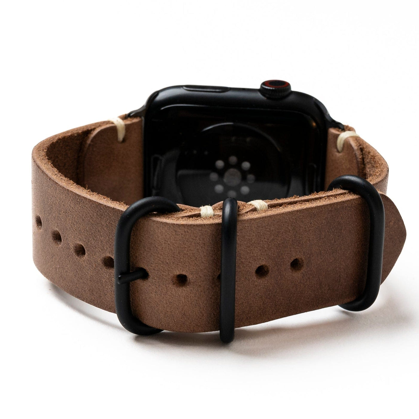Leather Apple Watch Band - Natural Popov Leather