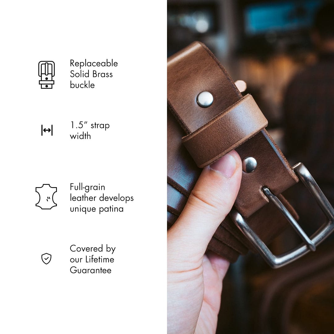 Leather Belt - 1.5" Popov Leather®