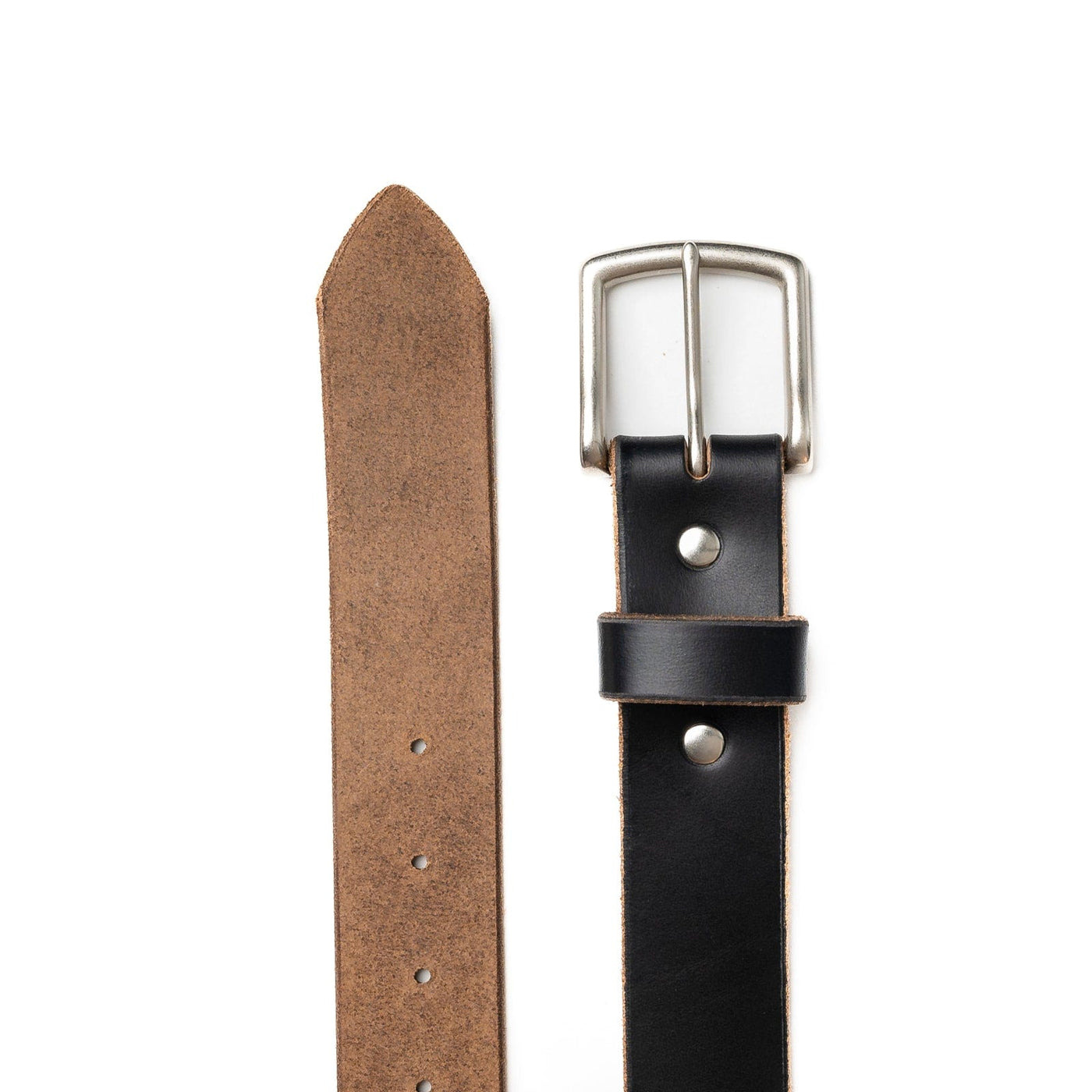 Leather Belt - Black Popov Leather