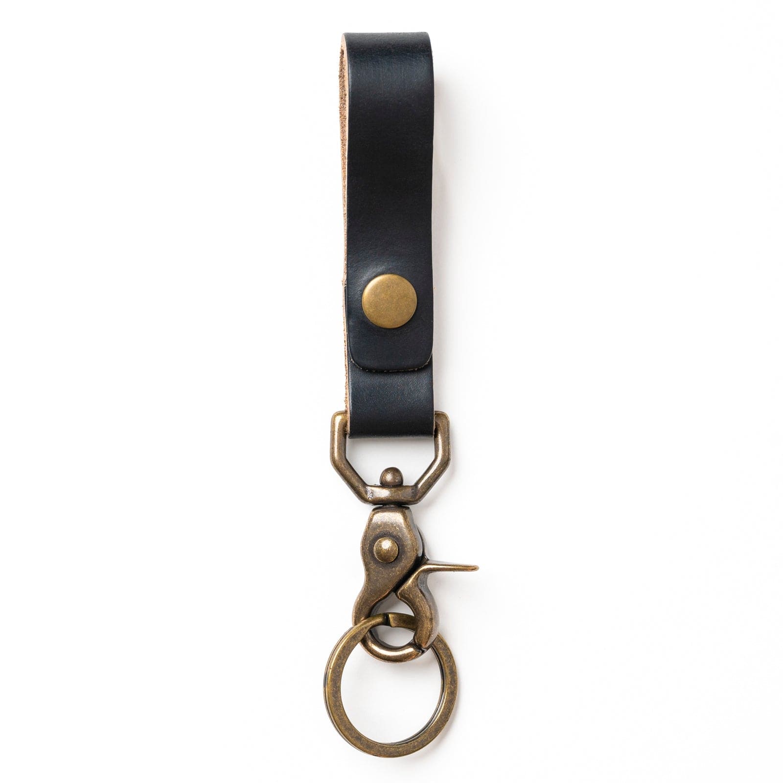 Leather Belt Loop Keychain: Timeless Addition to Your Keys Popov