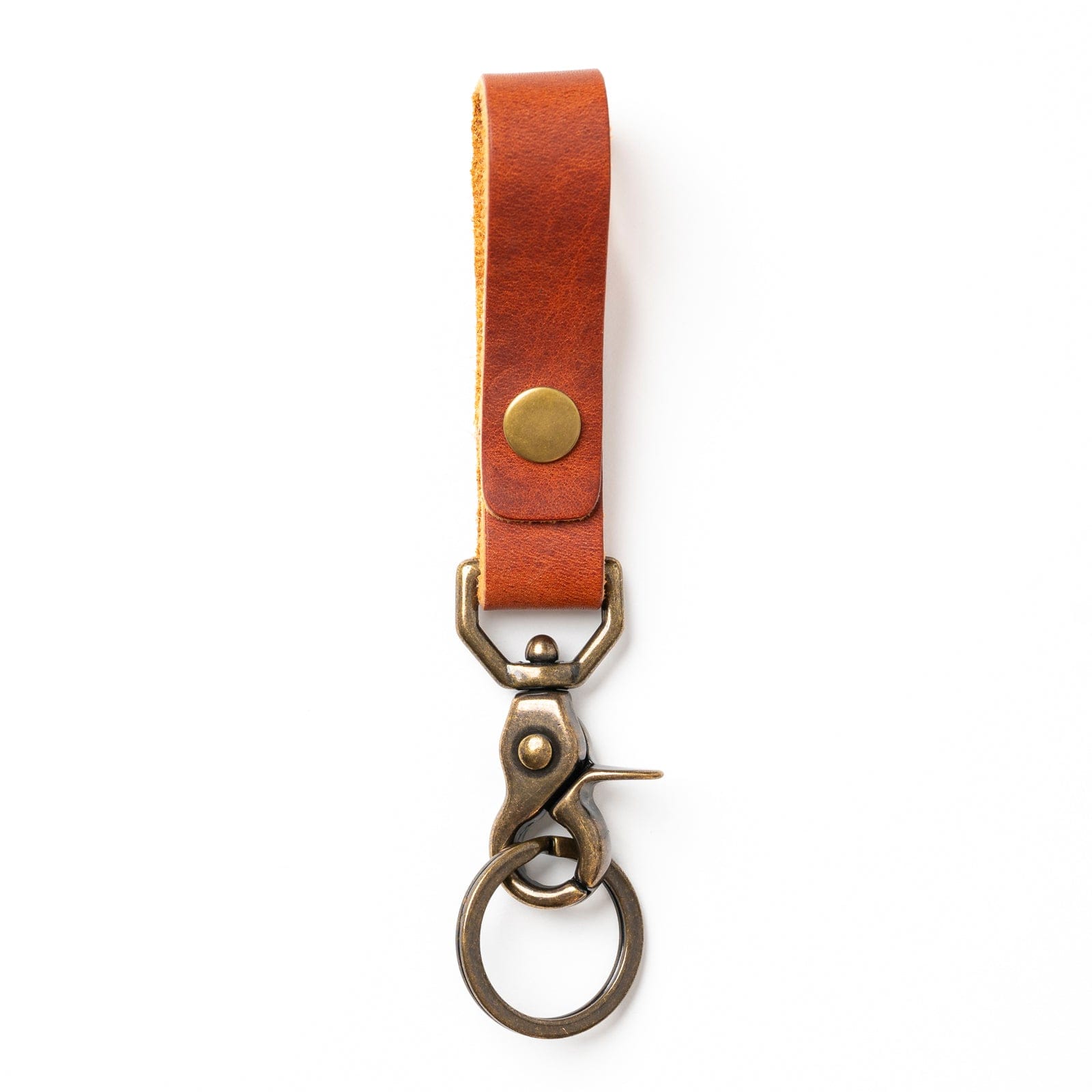 Brown leather key chain for men – CASUPO