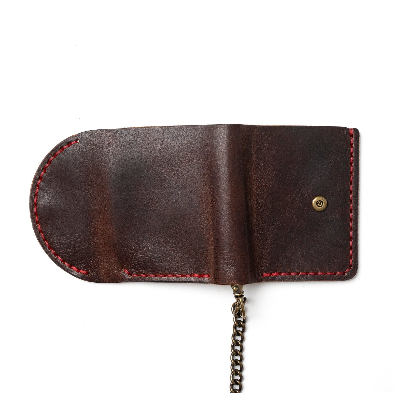 Leather Biker Wallet - Heritage Brown Popov Leather