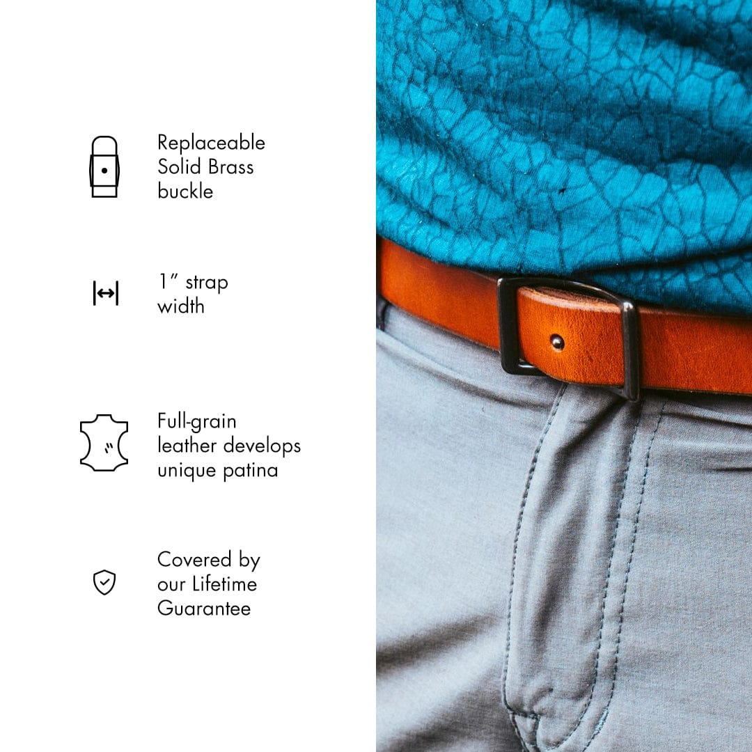 Leather Conway Belt - 1" Popov Leather®