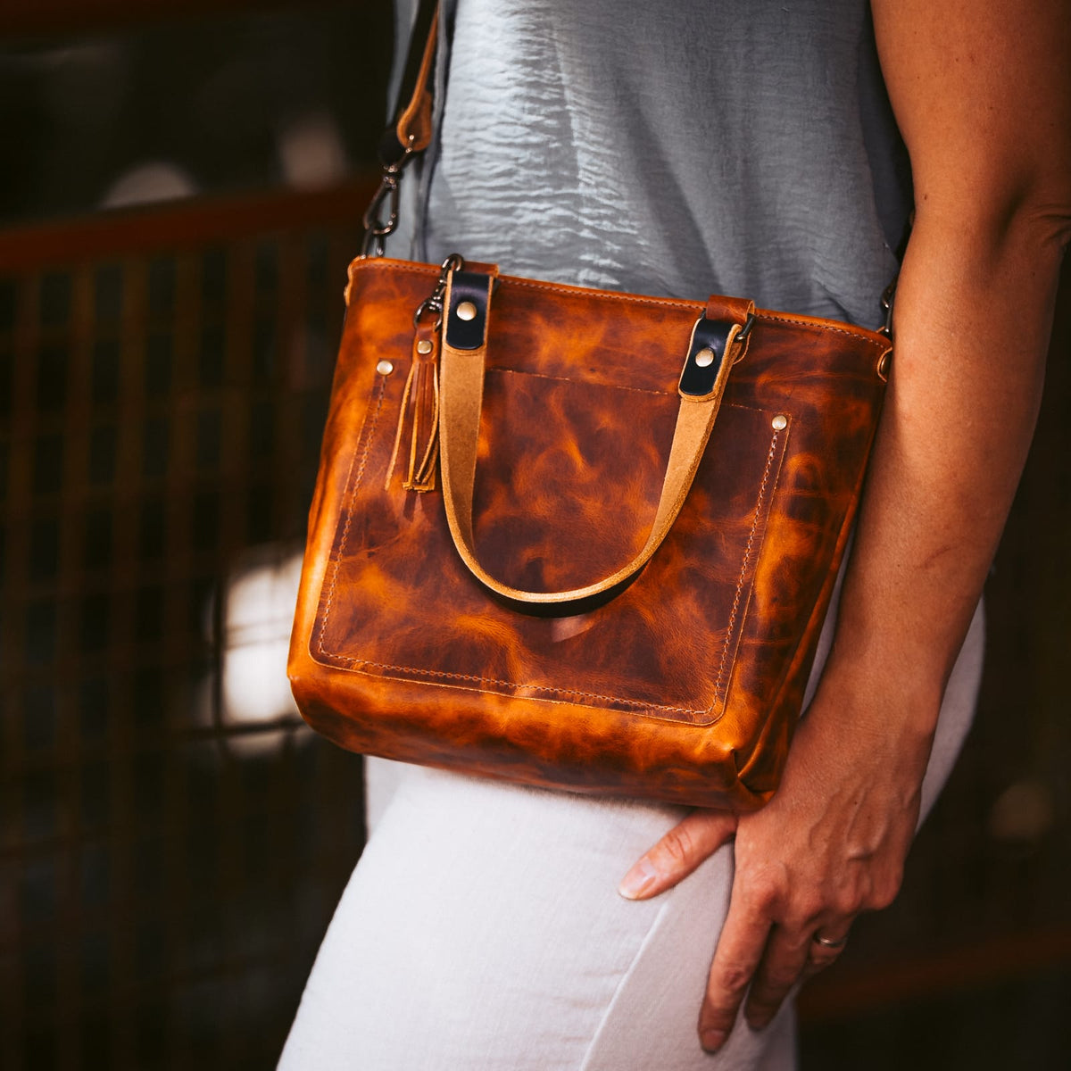 Leather Crossbody Bag - Deluxe Popov Leather®